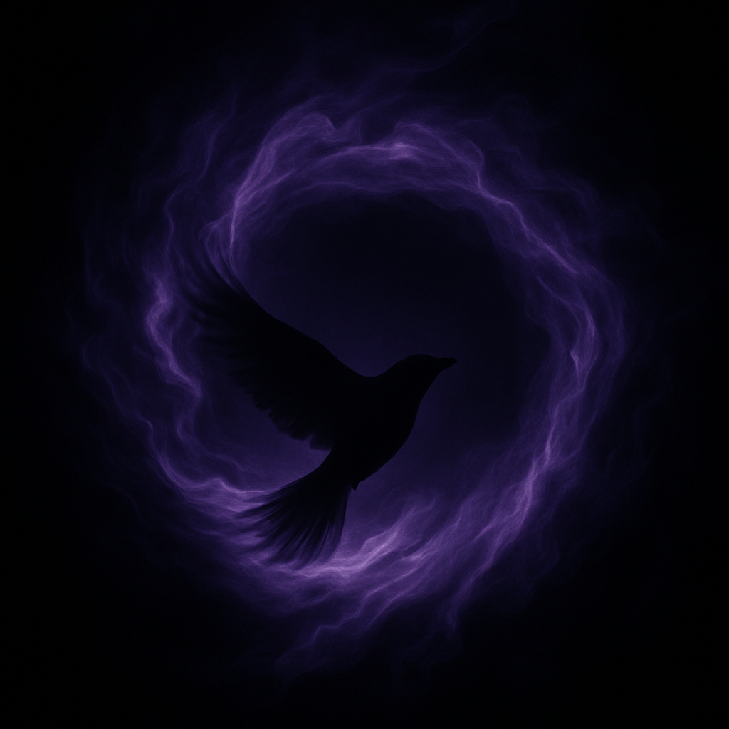 Purple cosmic energy